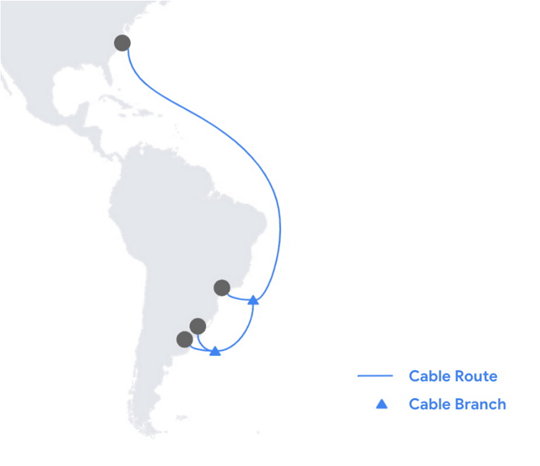 Google Firmina undersea cable