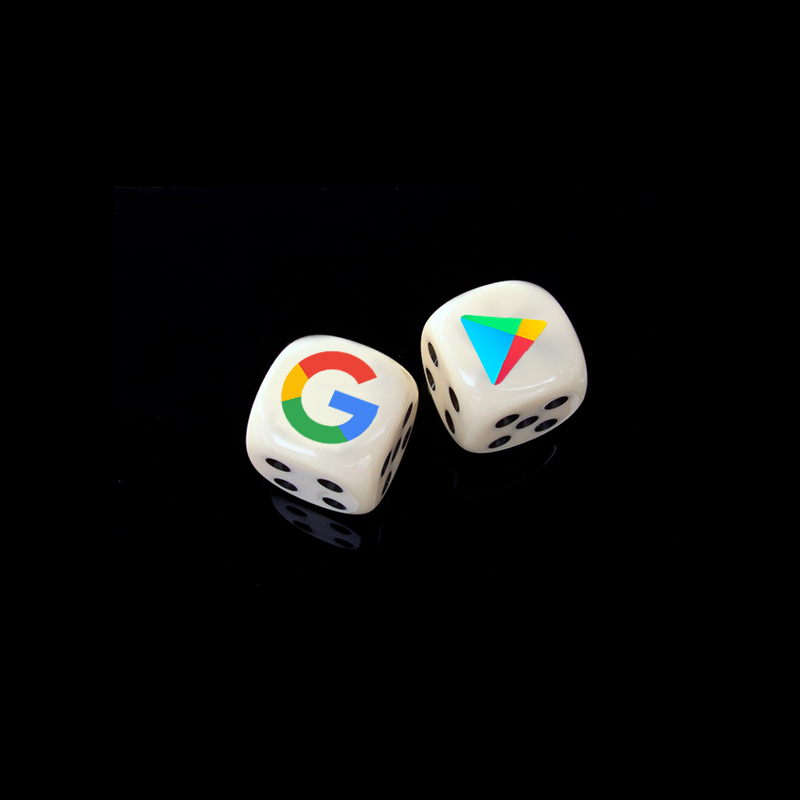 Google, Google Play Store - dice