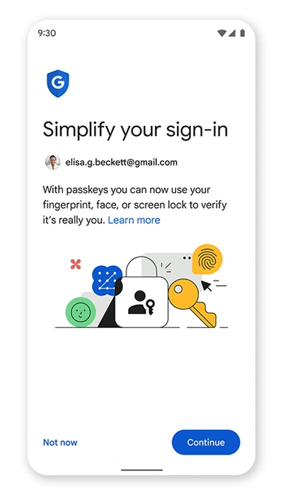 Google Passkeys