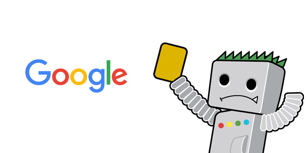 Google yellow card