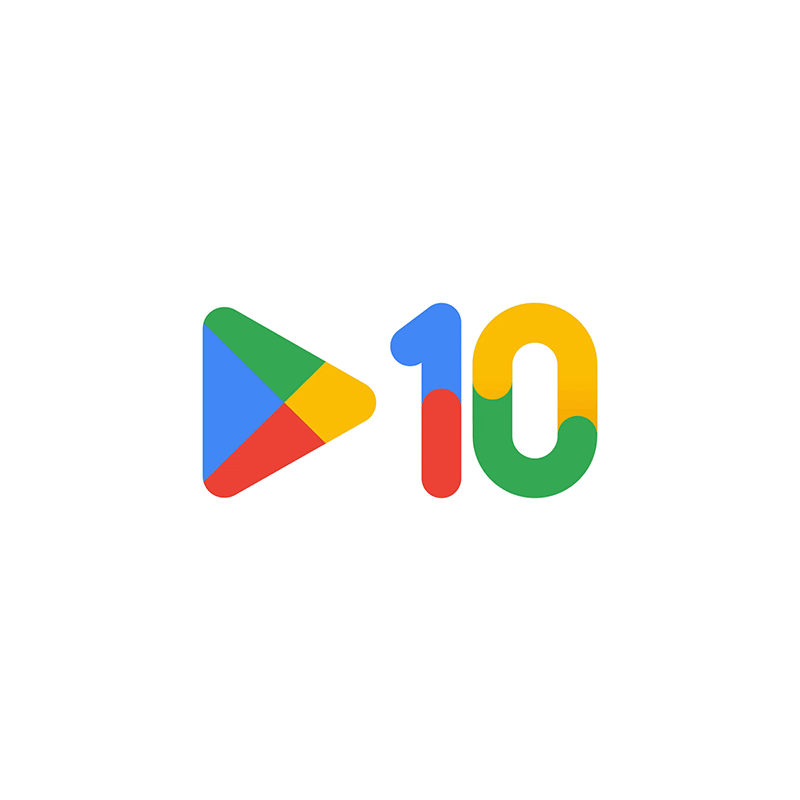 Google Play Store, 10 birthday, new logo