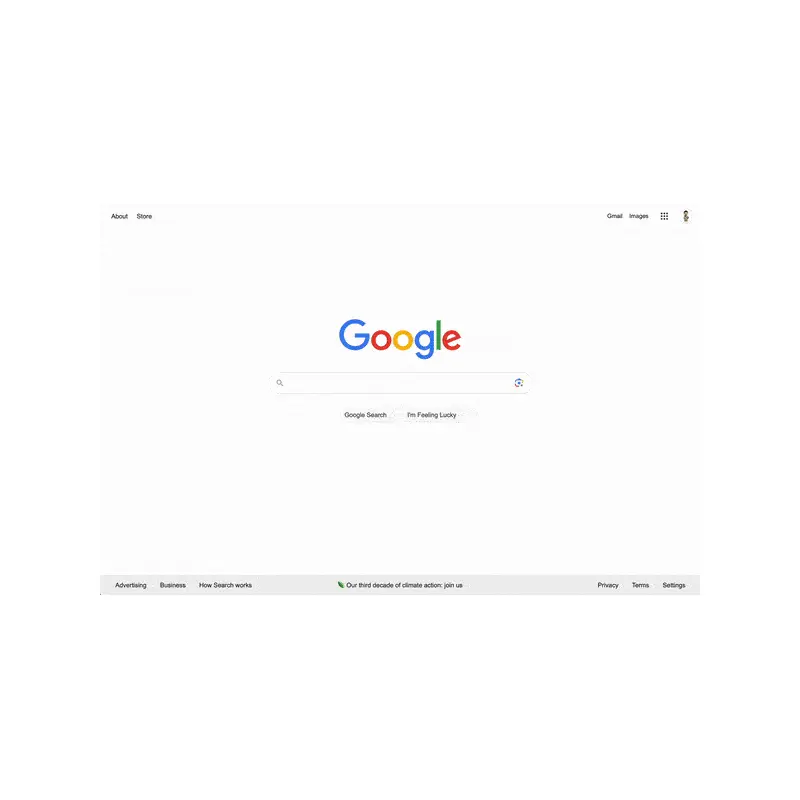 Google Search, continuous scrolling on desktop
