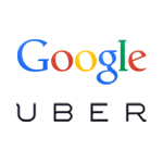 Google logo - Uber logo