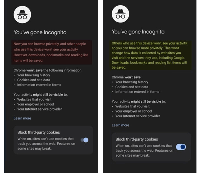Chrome Incognito