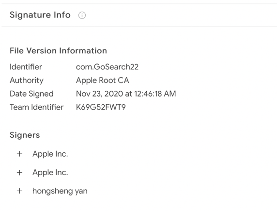 GoSearch22 signature.