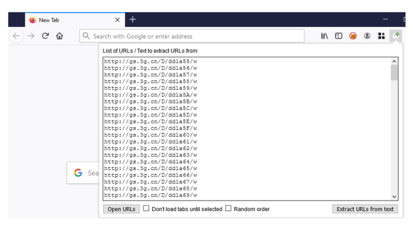 Go SMS Pro creates sequential web addresses for sent files