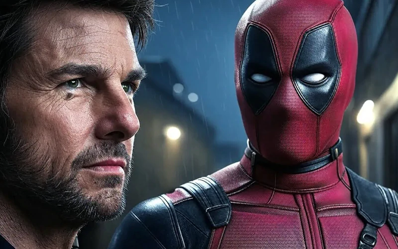 Tom Cruise with Deadpool.