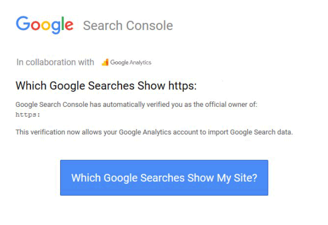 Google Search Console - Google Analytics