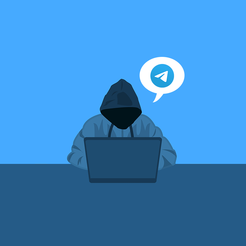 Telegram, hacker