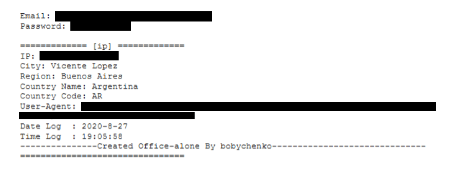 Hacker blunder.