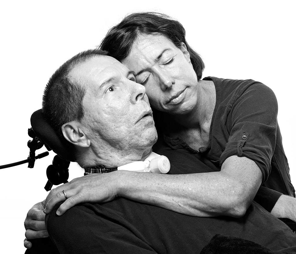 Hal Finney and his wife, Fran, in 2013
