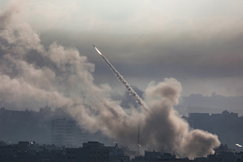 Hamas attacks Israel