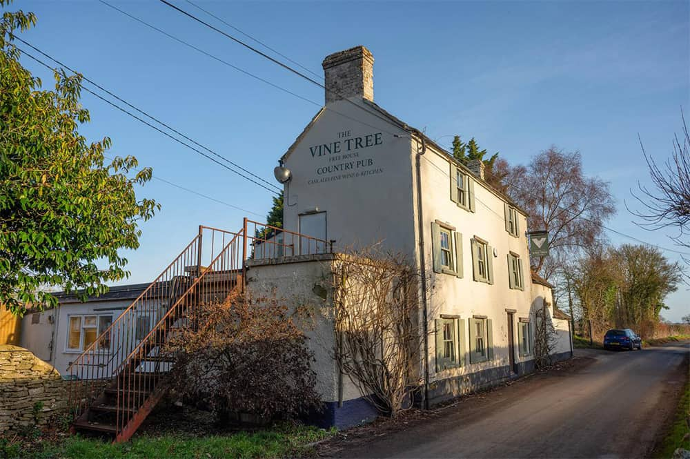 The Vine Tree pub.