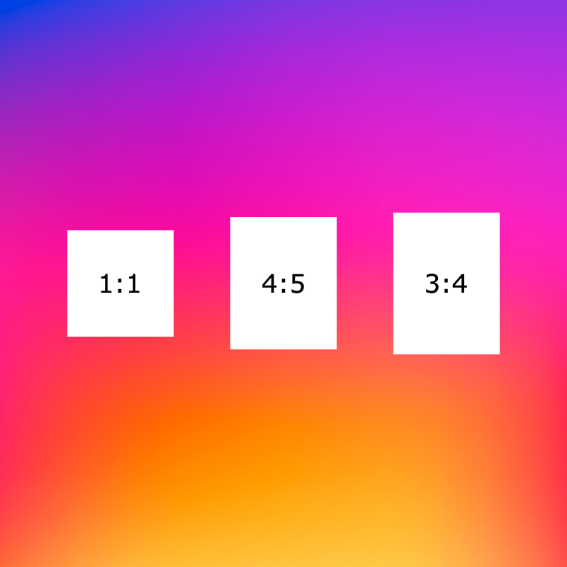 Instagram aspect ratios 3
