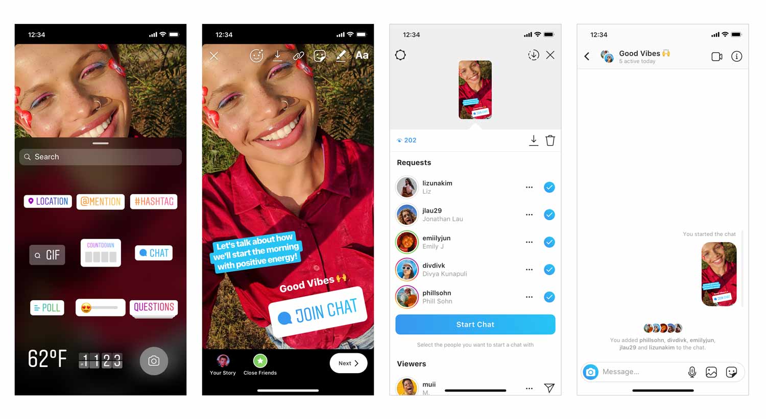 Instagram - Chat Stories