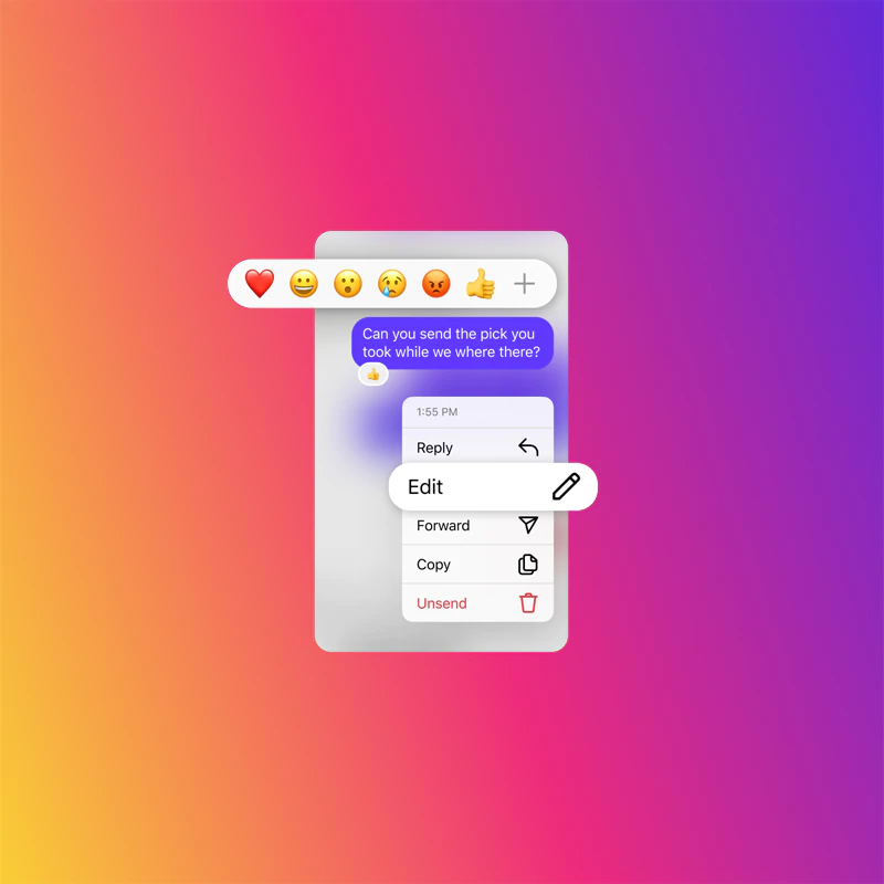 Instagram edit sent direct messages