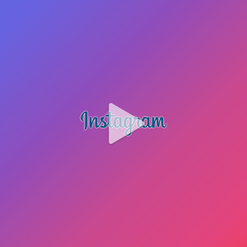 Instagram, play button
