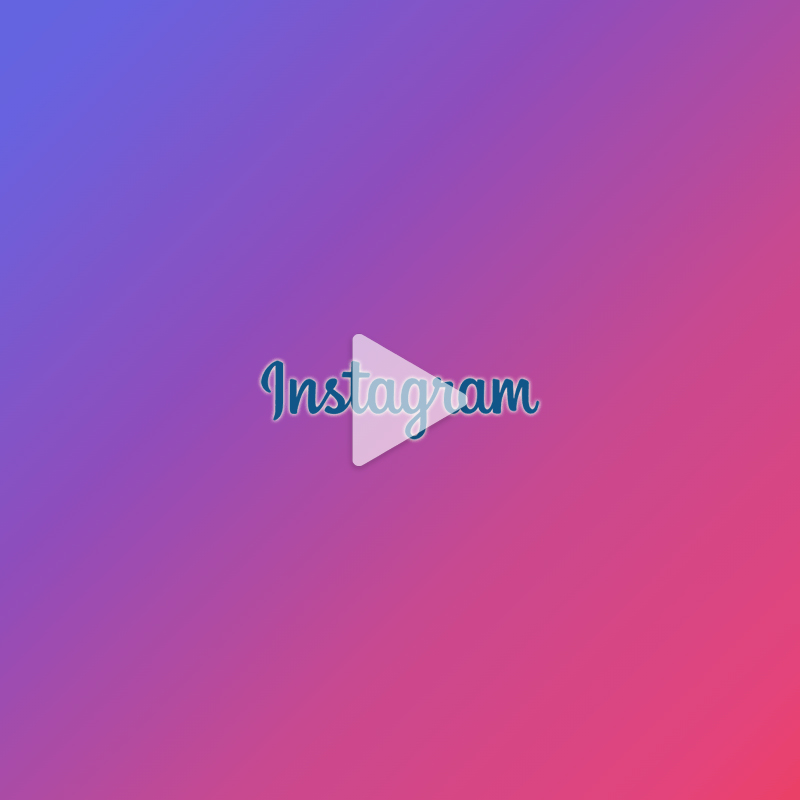 Instagram, play button