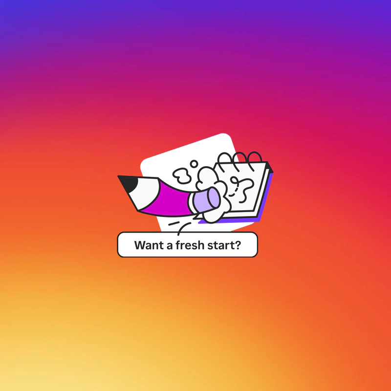 Instagram reset recommendation