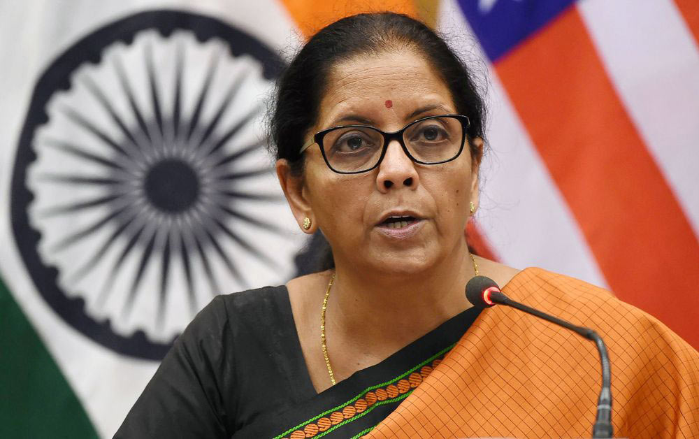 India's Finance Minister, Nirmala Sitharaman