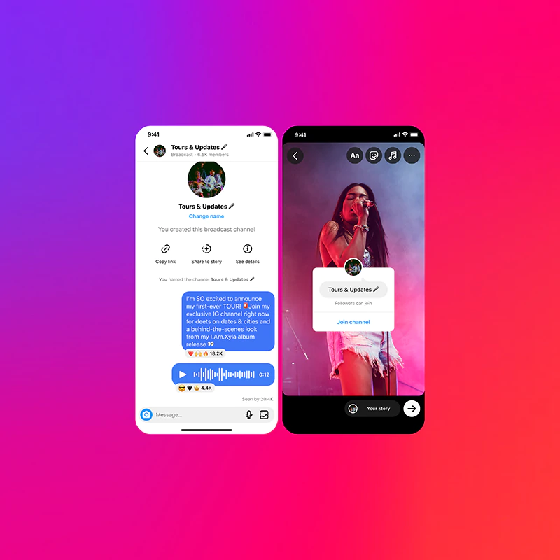 Instagram Broadcast Channels
