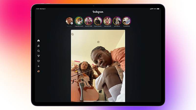 Instagram iPad