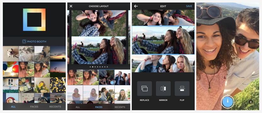 Instagram Layout previews