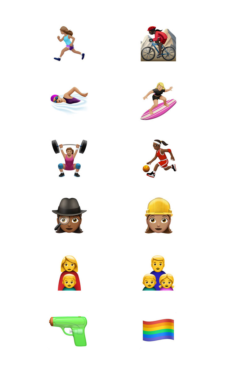 iOS 10 - emojis