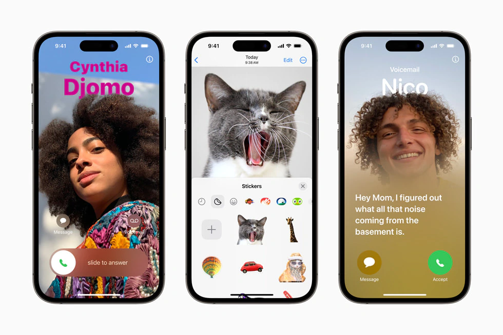 Apple iOS 17 Contact Posters feature