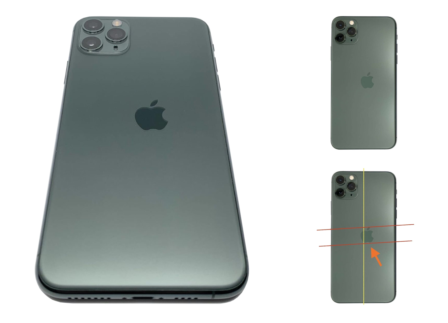 Apple iPhone 11 Pro, defect logo