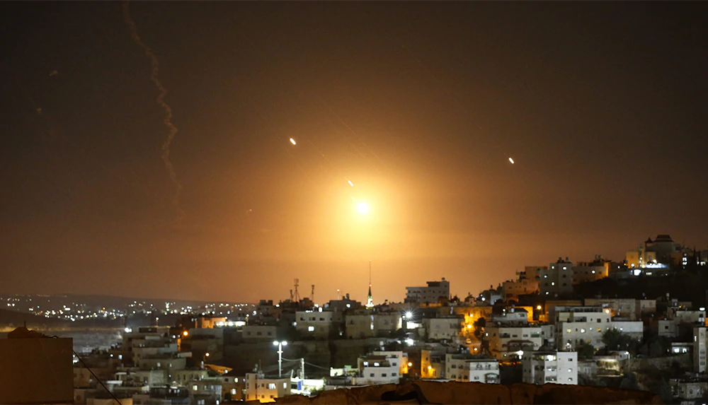 Iran attacks Israel.