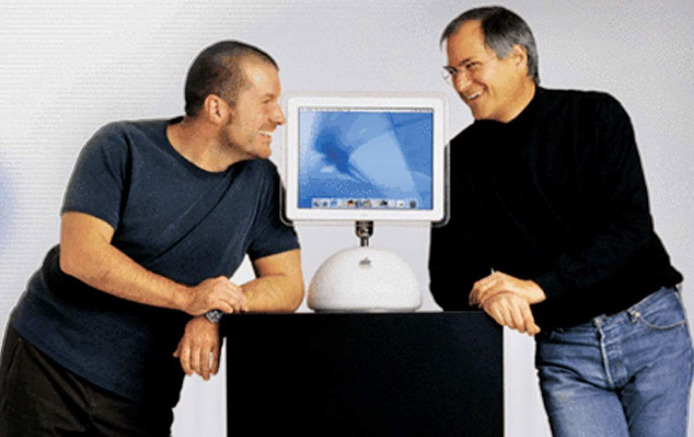 Jony Ive and Steve Jobs