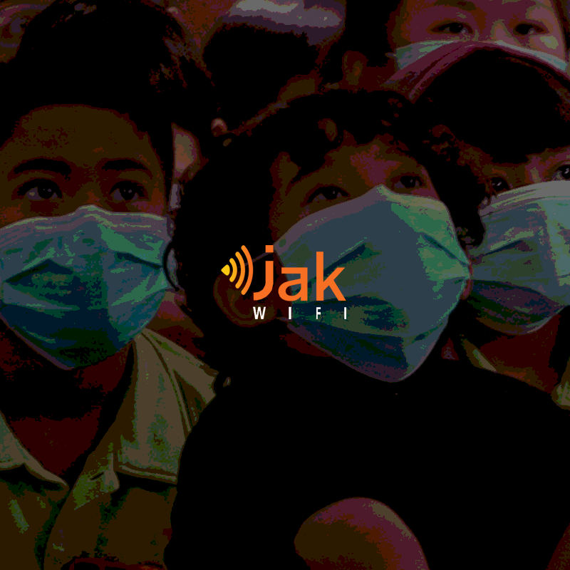 JakWIFI, government's program to provide free internet access for people in Jakarta, Indonesia