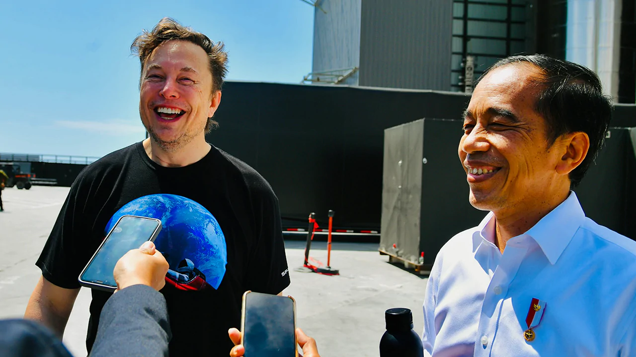 Jokowi meets Elon Musk