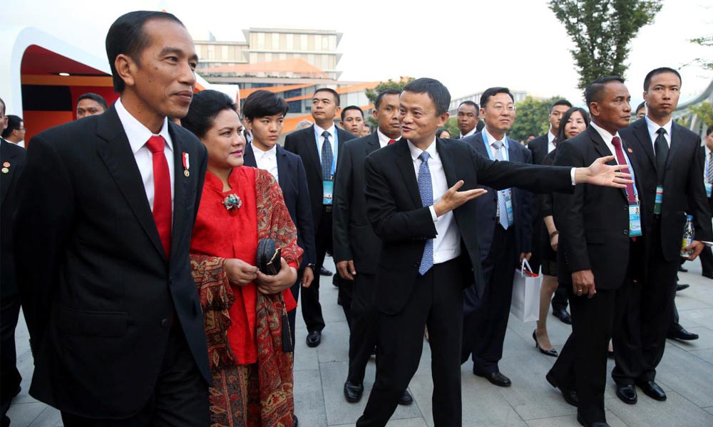 Jokowi and Jack Ma