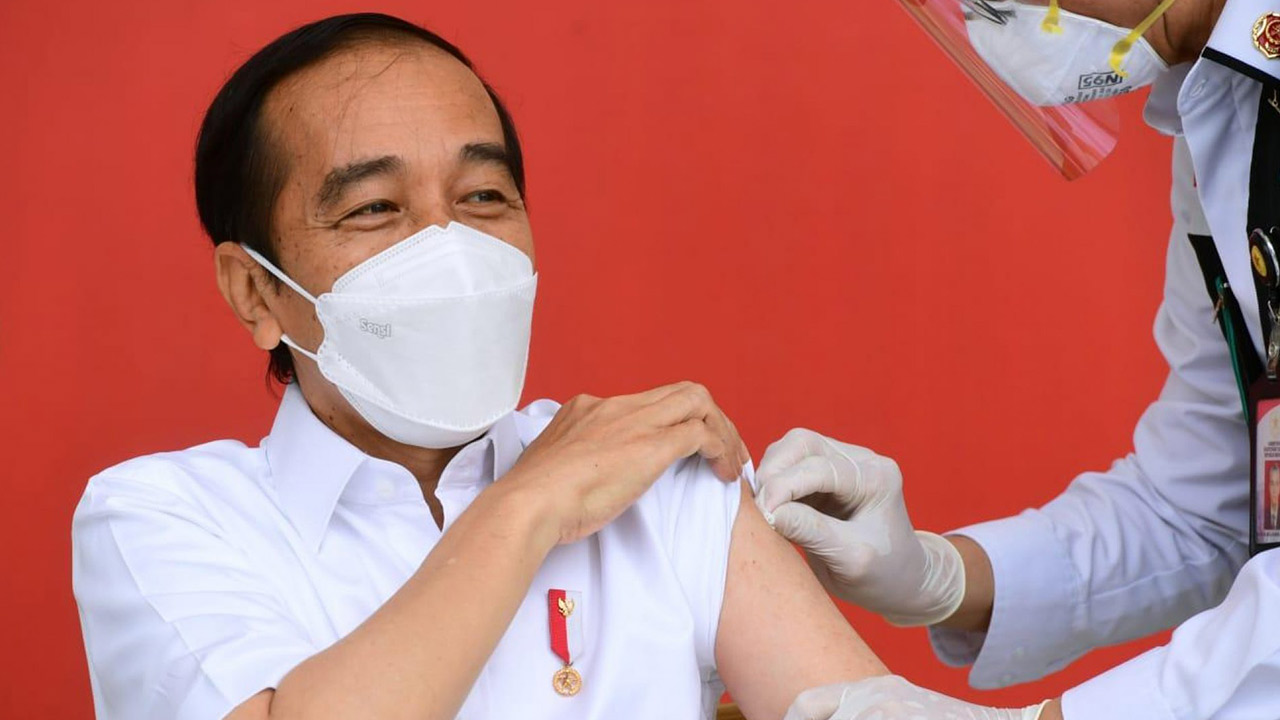 Jokowi, vaccinated