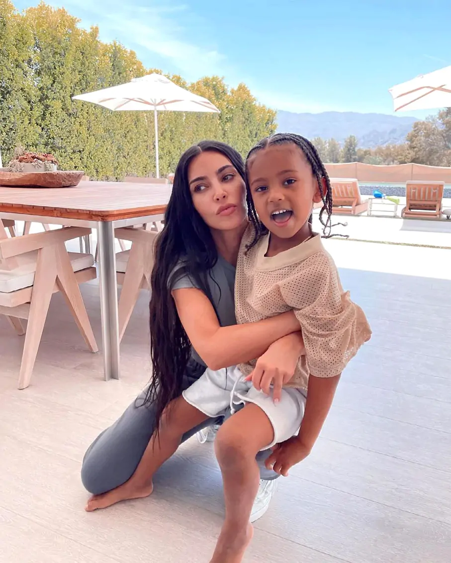Kim Kardashian and Saint West