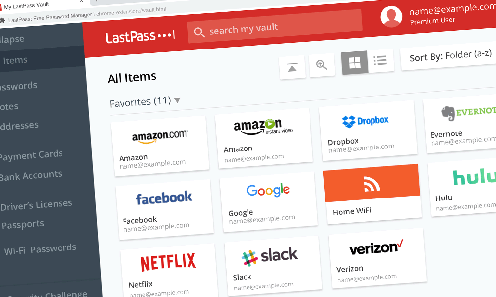 LastPass browser extension