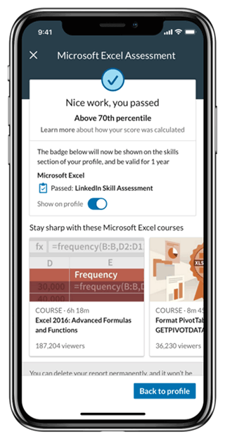 LinkedIn - Skill Assessment