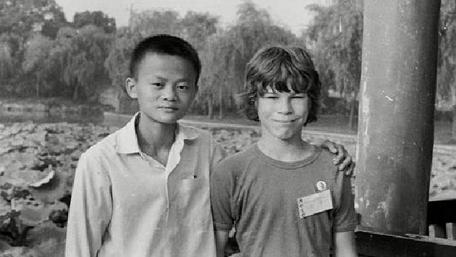 Jack Ma and David Morley in 1980