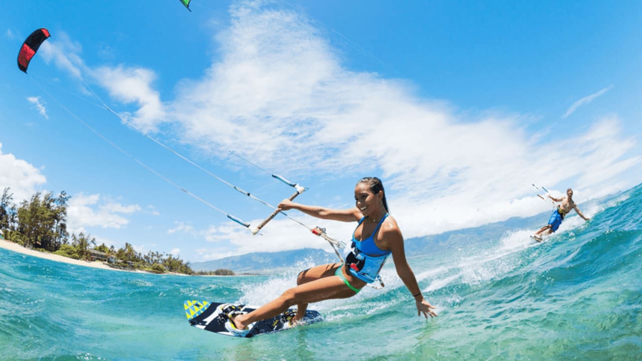Melanie Perkins credits kitesurfing as an activity that led her to her first successful pitch