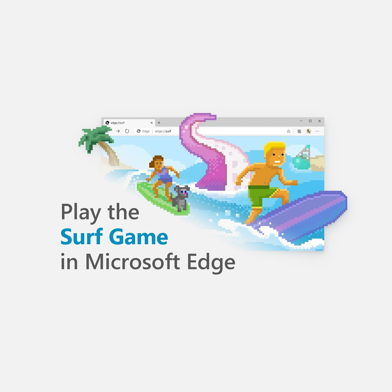Let's Surf - Edge browser