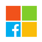 Microsoft - Facebook logo