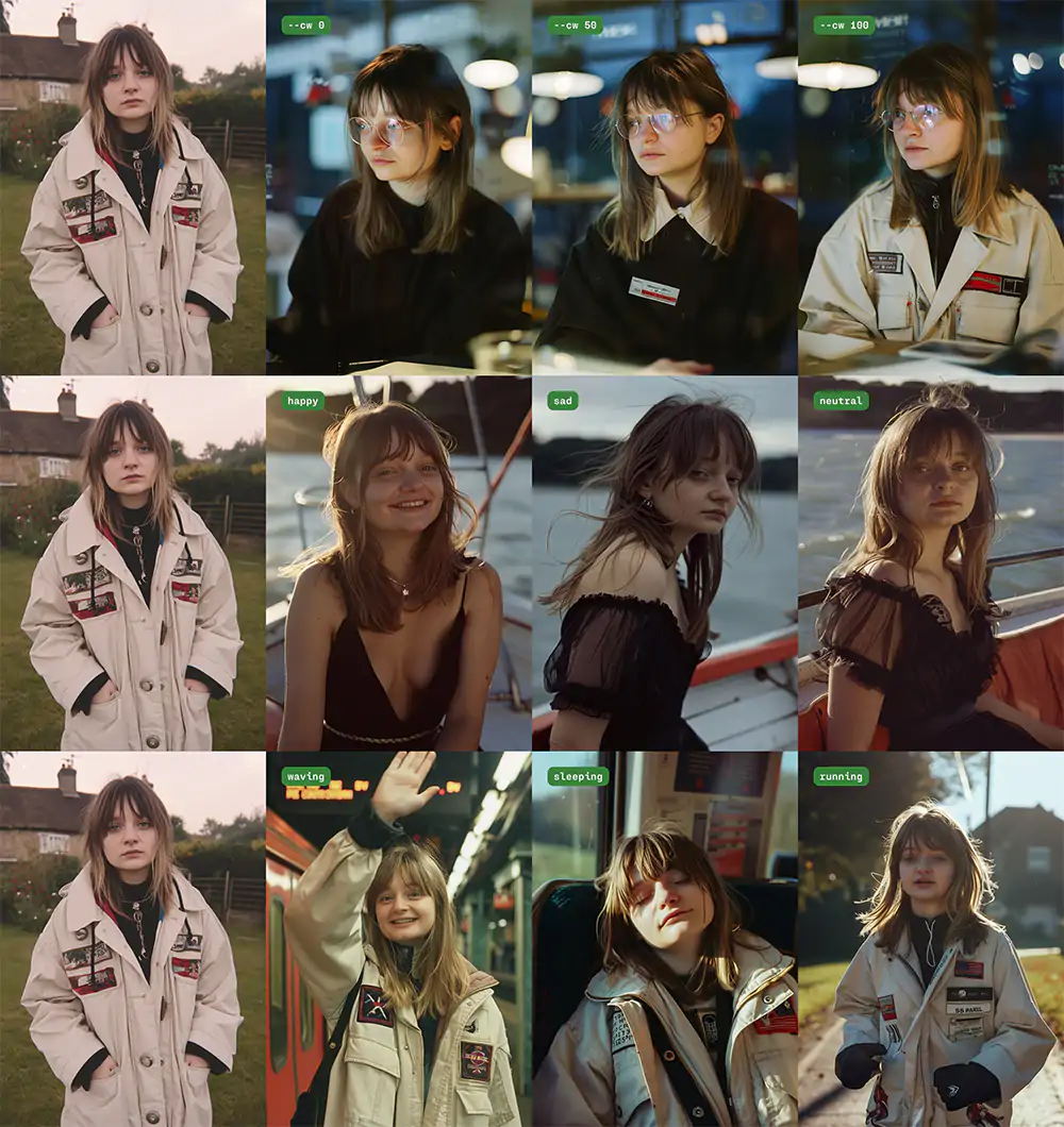 Midjourney consistent characters