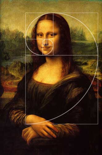 Mona Lisa - golden spiral