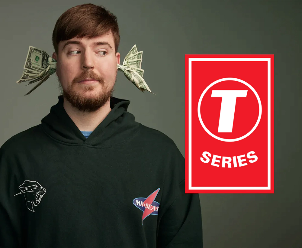 MrBeast, T-Series