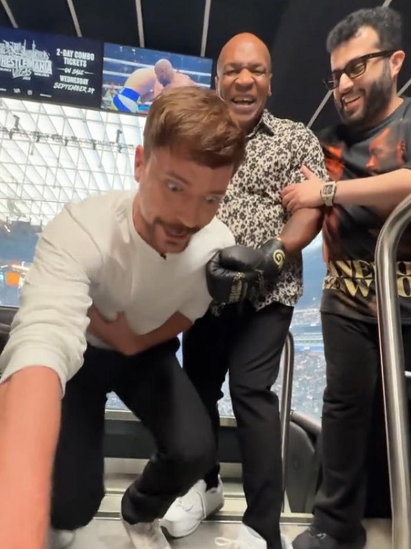 MrBeast, Mike Tyson