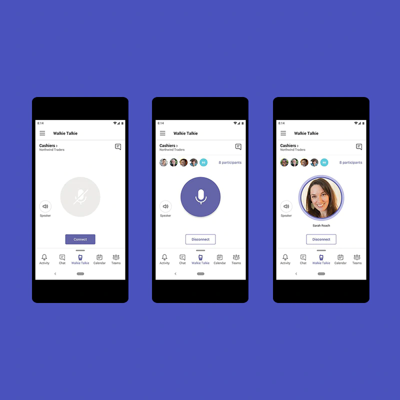 Microsoft Teams, Walkie Talkie