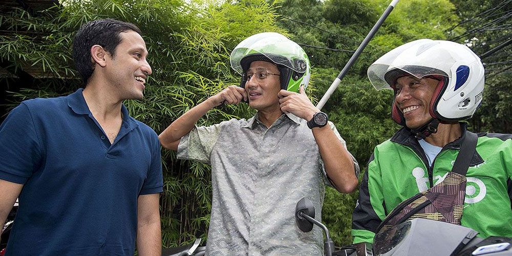 Nadiem Makarim - Sandiaga Uno - Gojek