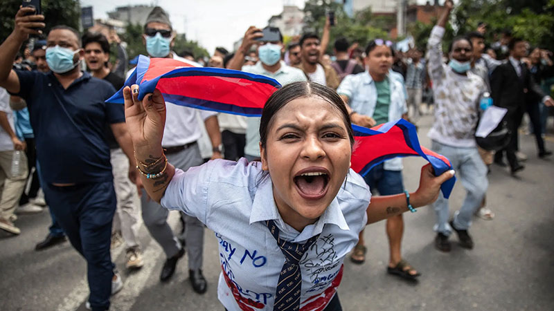 Nepal Gen Z protest